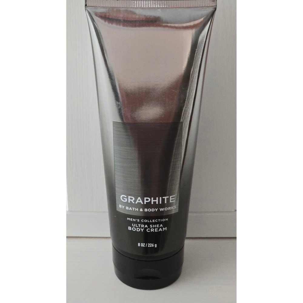 Bath and Body Works Graphite Men's Collection Ultra Shea Body Cream 8‎ oz New